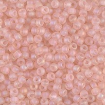 Margele de nisip Miyuki 8/0 0155FR Matte Transp Lt Tea Rose	