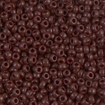 Margele de nisip Miyuki 15/0 Opaque Chocolate 0409 Margele de nisip Miyuki 15/0 Opaque Chocolate 0409