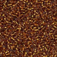 Delica 10/0 DB100144 Silver Lined Dk Topaz