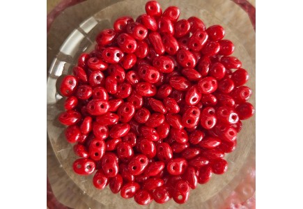 Superduo 91250/14400 Opal Red White Luster