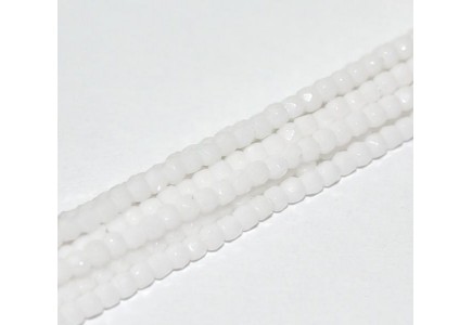 Fire Polish 2mm 03000 Chalk White