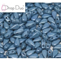 Dropduo 03000/14464 Chalk White Baby Blue Luster Dropduo 03000/14464 Chalk White Baby Blue Luster