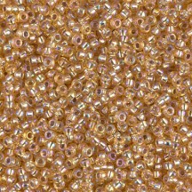 Margele de nisip Miyuki 11/0 1003 Silver Lined Gold AB Margele de nisip Miyuki 11/0 1003 Silver Lined Gold AB