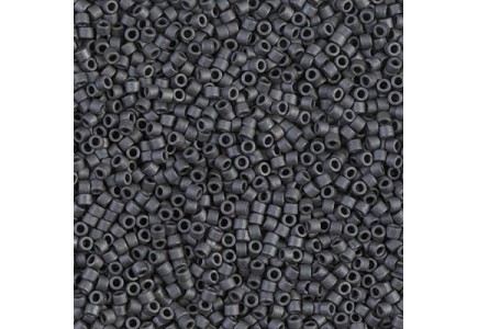 Delica 11/0 DB0306 Dark Grey Matted