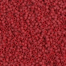 Delica 11/0 DB0796 Opaque Maroon Matted Dyed Delica 11/0 DB0796 Opaque Maroon Matted Dyed