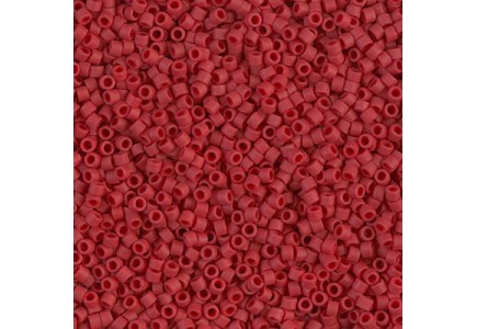 Delica 11/0 DB0796 Opaque Maroon Matted Dyed