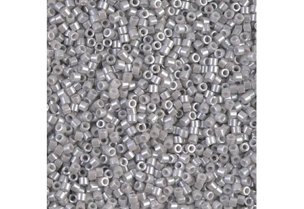 Delica 11/0 1538 Opaque Lt. Smoke Ceylon Delica 11/0 1538 Opaque Lt. Smoke Ceylon