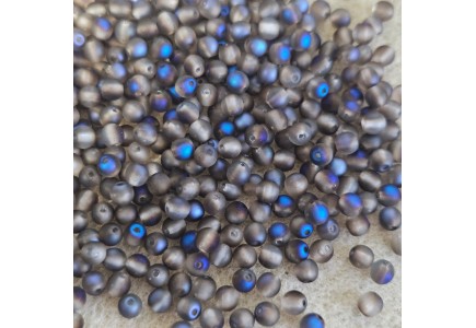 Margele Rotunde 4mm 22273/00030 Crystal Azzuro Full Matted