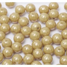 Margele rotunde 3mm Chalk white Latte Luster