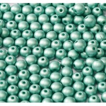 Margele Rotunde 3mm 29455/02010 Alabaster Metallic Emerald