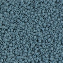 Delica 11/0 DB0792 Dyed Matte Grey/Blue Delica 11/0 DB0792 Dyed Matte Grey/Blue