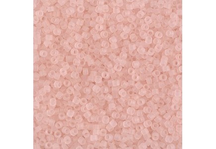 Delica 11/0 DB1263 Matted Transp. Pinki Mist Delica 11/0 DB1263 Matted Transp. Pinki Mist