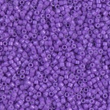 Delica 11/0 DB1379 Dyed Opaque Violet Delica 11/0 DB1379 Dyed Opaque Violet