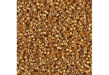 Delica 11/0 DB1833 Duracoat Galvanized Yellow Gold 