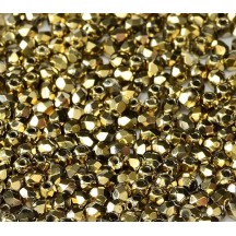 Margele Cehesti Fire-Polish 3mm 00030/26440 Crystal Amber Full