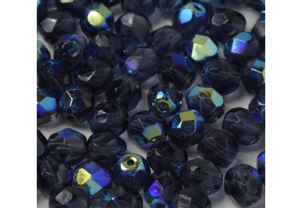 Margele Cehesti Fire-Polish 6mm 28701/30330 Montana Blue AB