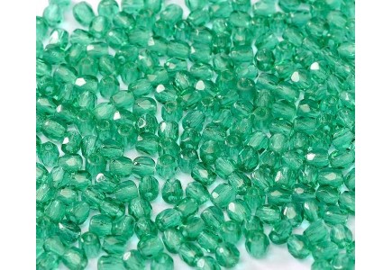 Margele Cehesti Fire-Polish 3mm Emerald 50720 Margele Cehesti Fire-Polish 3mm Emerald 50720