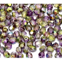 Margele Cehesti Fire-Polish 6mm 95000/00030 Crystal Vitrail Light