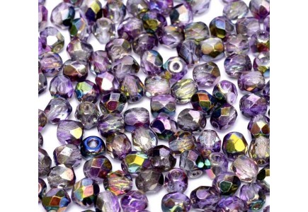 Margele Cehesti Fire-Polish 6mm 95500/00030 Crystal Magic Purple Margele Cehesti Fire-Polish 6mm 95500/00030 Crystal Magic Purple