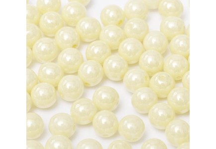Margele Rotunde 3mm 03000/14401 Chalk White Cream Luster