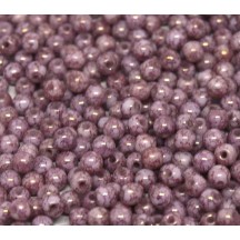 Margele Rotunde 3mm 15496/03000 Chalk White Terracota Purple