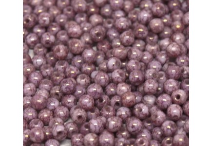 Margele Rotunde 3mm 15496/03000 Chalk White Terracota Purple Margele Rotunde 3mm 15496/03000 Chalk White Terracota Purple