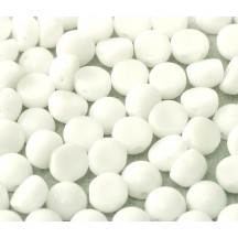 2-hole Cabochon 6 mm 03000 Chalk White