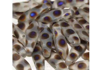 Margele Daggers cu doua gauri 2227A/00030 Crystal Azzuro Dots Matted Margele Daggers cu doua gauri 2227A/00030 Crystal Azzuro Dots Matted