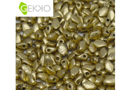 Margele Gekko 01710E Etched Aztec Gold