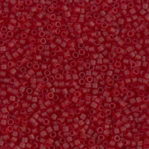 Delica 11/0 DB1262 Matted Transp Dk Cranberry Delica 11/0 DB1262 Matted Transp Dk Cranberry