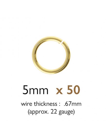 Set Zale 5mm Auriu