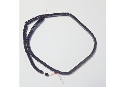 Margele Cub 4mm Cub Hematite