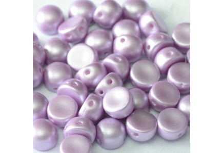 2-hole Cabochon 6 mm 02010/25011 Alabaster Pastel Lila 2-hole Cabochon 6 mm 02010/25011 Alabaster Pastel Lila