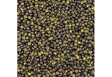 *Margele De Nisip Preciosa Ornela 8/0 19001/89110 Picasso Yellow-Brown *Margele De Nisip Preciosa Ornela 8/0 19001/89110 Picasso Yellow-Brown