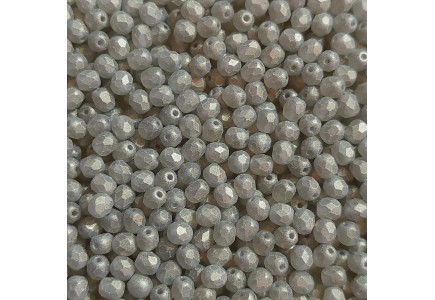 Margele Cehesti Fire-Polish 4mm S6C40010 Sueded Gold Black Diamond