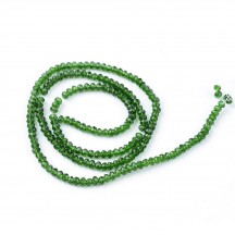 Rondele Sticla 3x2mm Sea Green