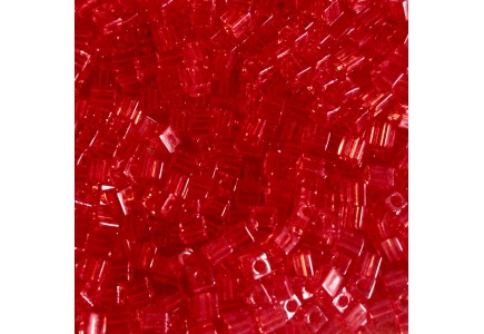 Miyuki Cube 4mm 0140 Transp Light Red	