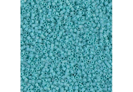 Delica 11/0 DB1595 Matted Opaque Sea Opal AB Delica 11/0 DB1595 Matted Opaque Sea Opal AB