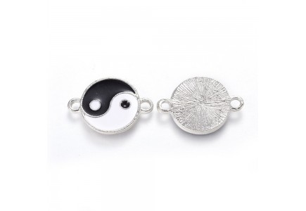 Link Yin Yang 26x18x2mm Rotund