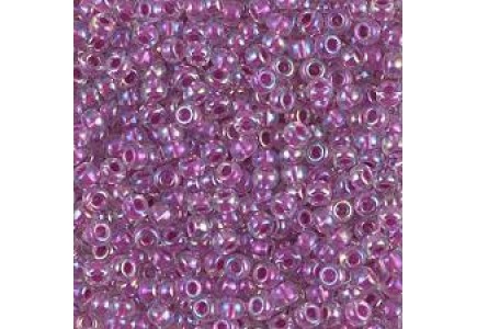 Margele De nisip Miyuki 11/0 0264 Rasberry Lined Crystal AB Margele De nisip Miyuki 11/0 0264 Rasberry Lined Crystal AB