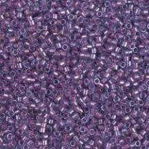 Delica 10/0 DB100922 Sparkling Rose Lined Aqua