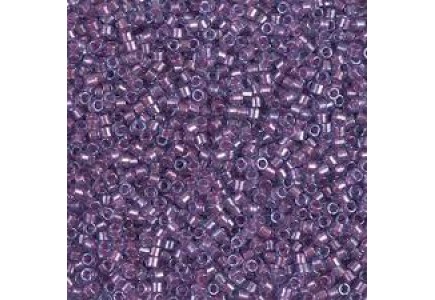 Delica 10/0 DB100922 Sparkling Rose Lined Aqua
