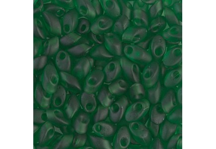 Miyuki Long Magatama 4x7mm 0146F Matted Transp. Green