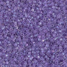 Delica 11/0 DB1753 SPKL Purple Lined Opal AB