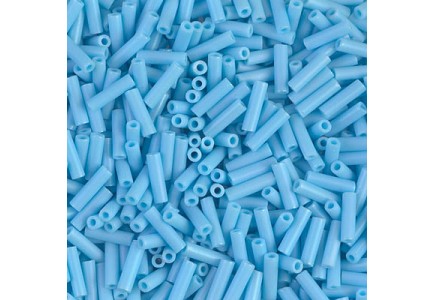 Miyuki Bugle 6mm 0413FR Opaque Turquoise Matted