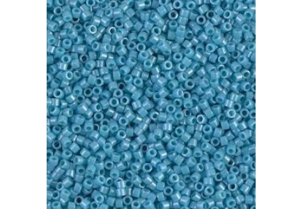 Delica 11/0 DB0218 Opaque Medium Turquoise Blue Luster Delica 11/0 DB0218 Opaque Medium Turquoise Blue Luster