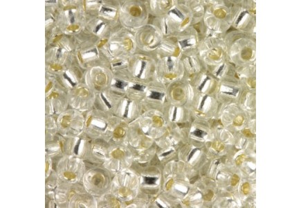 Margele de nisip Miyuki 11/0 0001 Silverlined Crystal Margele de nisip Miyuki 11/0 0001 Silverlined Crystal