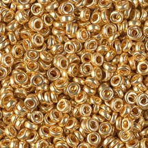Miyuki Spacer 2,2x1 4202 Duracoat Galvanized Gold Miyuki Spacer 2,2x1 4202 Duracoat Galvanized Gold