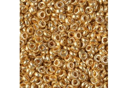 Miyuki Spacer 2,2x1 4202 Duracoat Galvanized Gold
