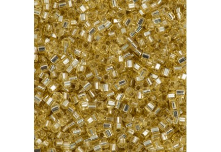 Miyuki Cube 1.8mm 0003 Silver Lined Gold